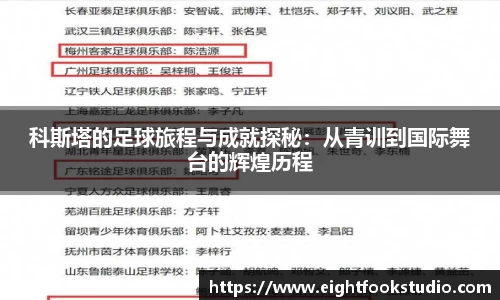 科斯塔的足球旅程与成就探秘：从青训到国际舞台的辉煌历程